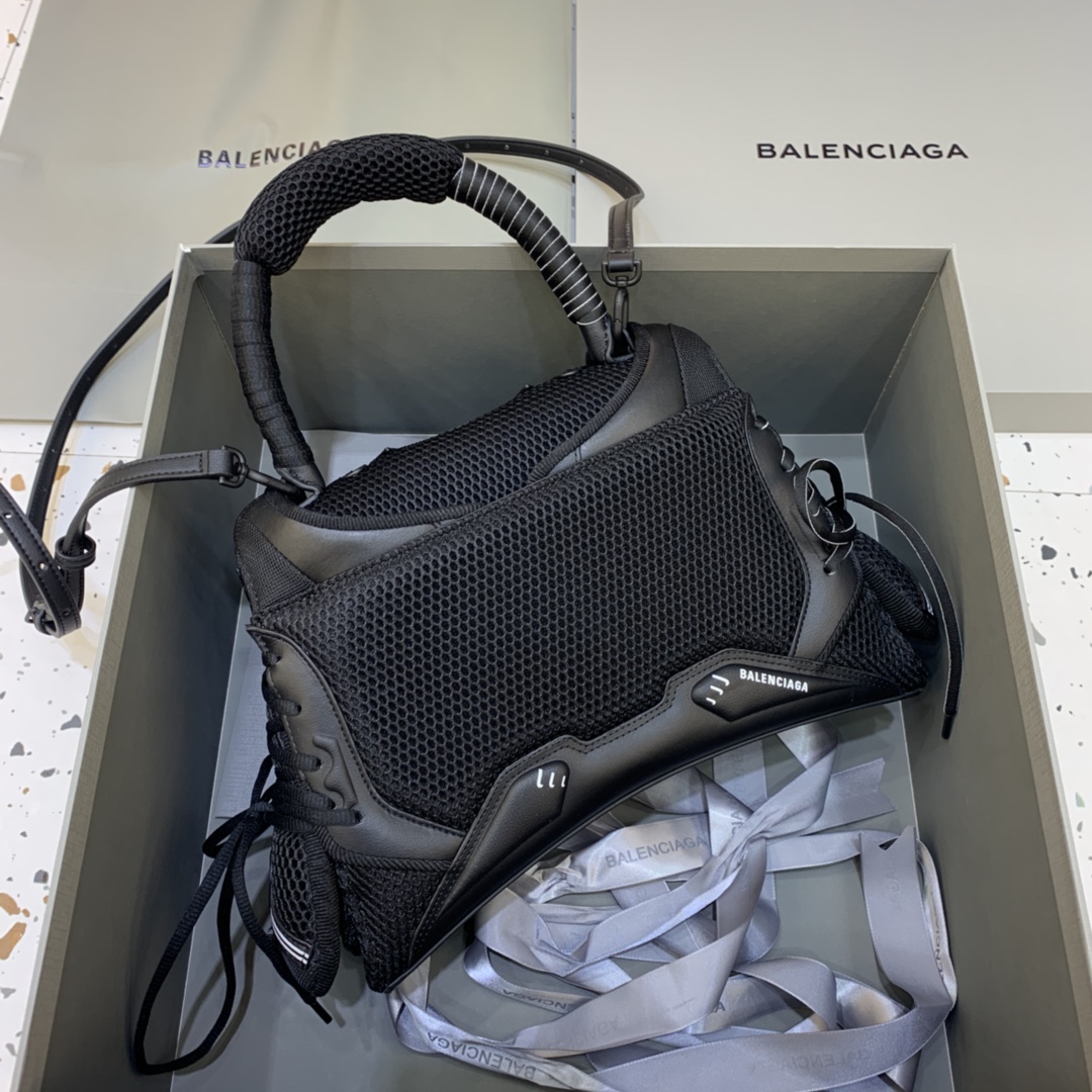 Balenciaga SneakerHead Small Handle Bag Black